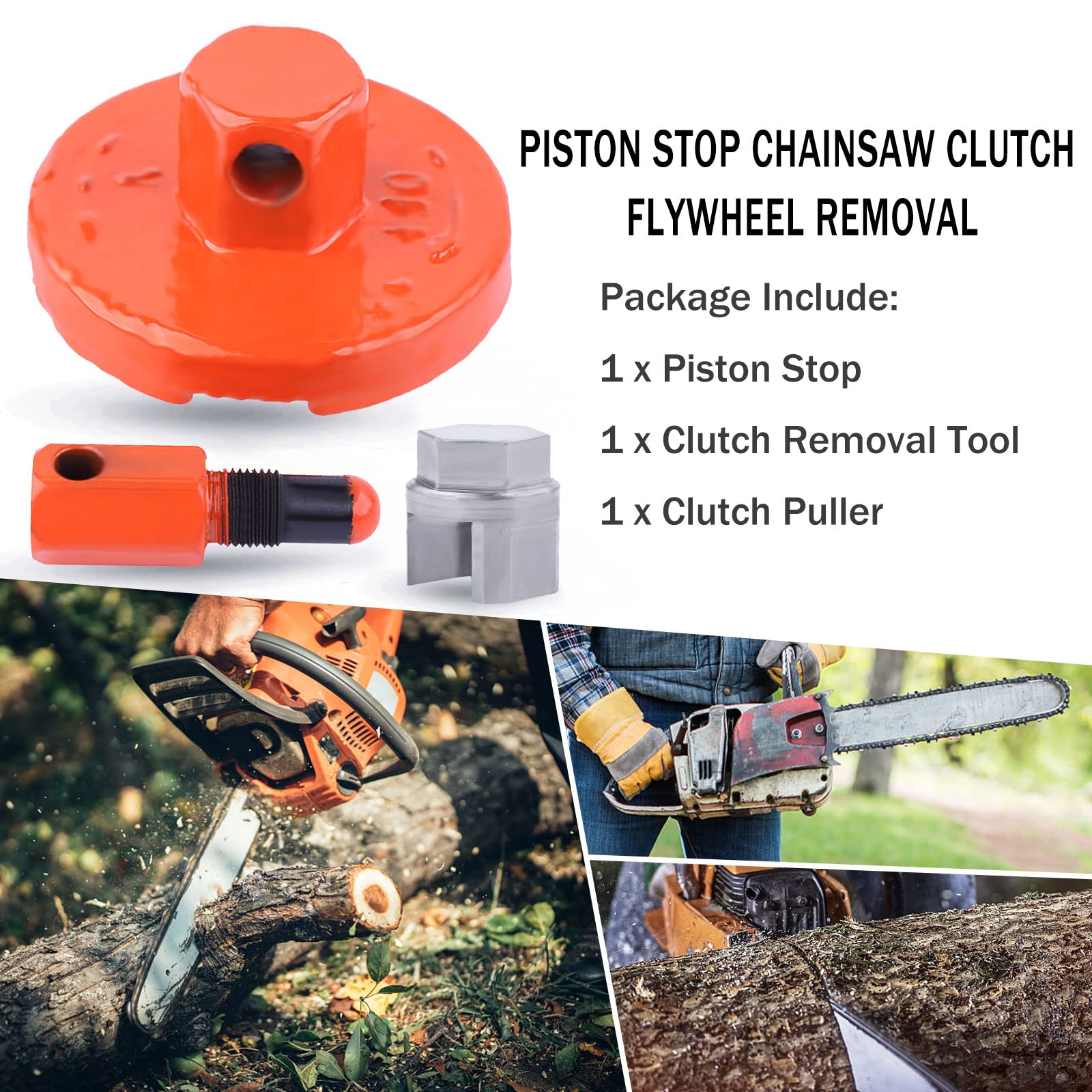 Atunee precision tools shown in use for piston stop and clutch work