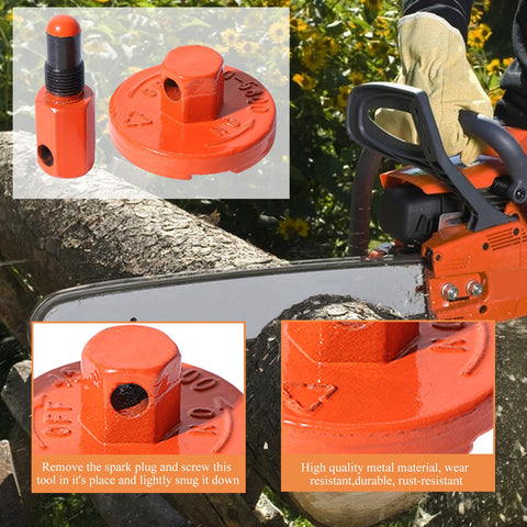 Atunee spark plug removal step helps stabilize engine during service