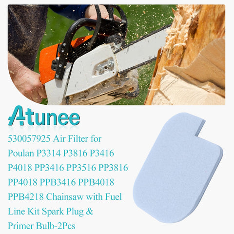 Atunee spark plug replacement for Poulan maintains steady ignition and performance.