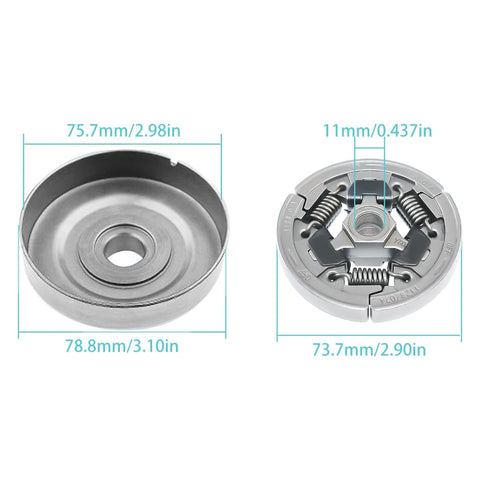 Atunee sprocket rim oil pump kit for Stihl MS models supports smooth cutting cycles.