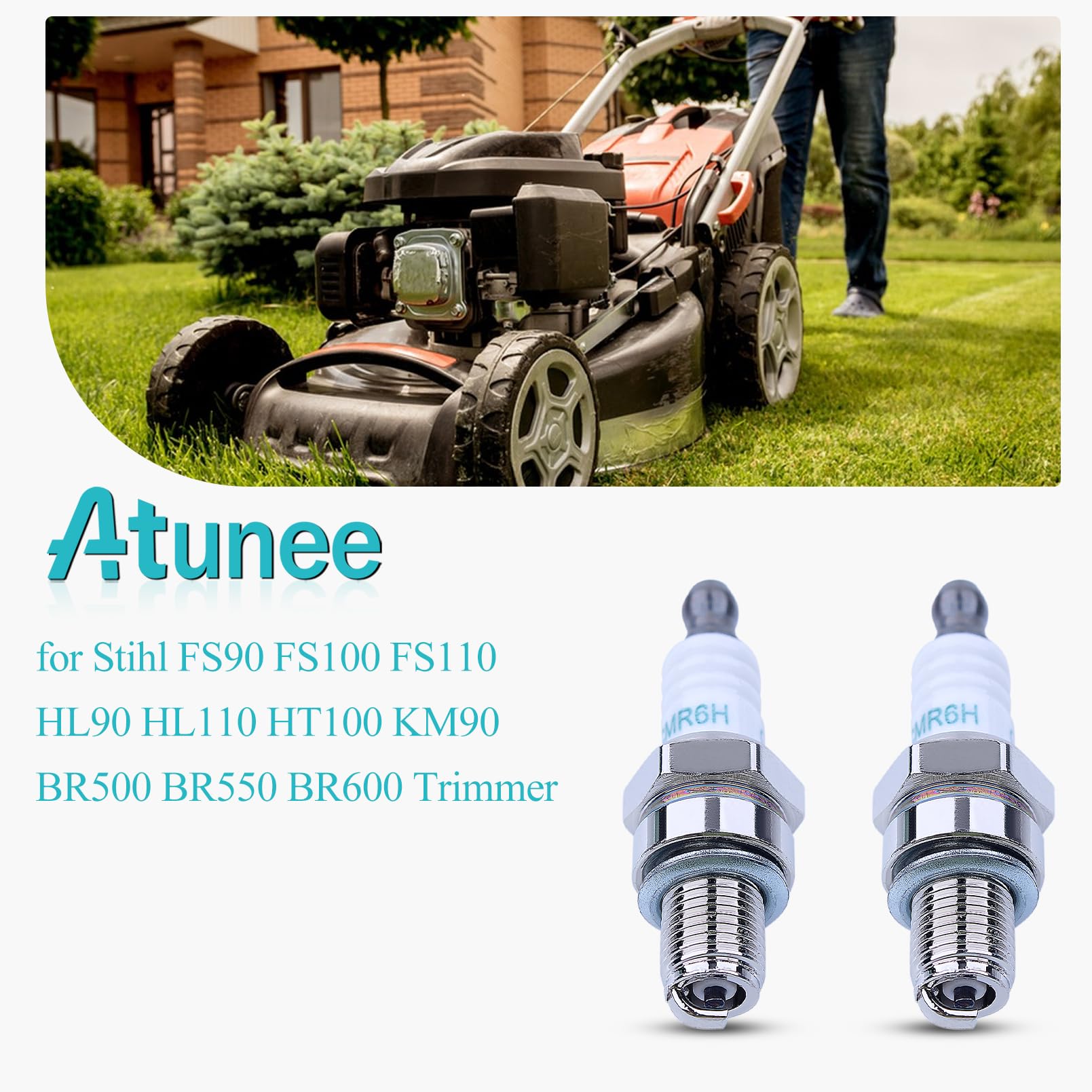 Atunee STIHL FS-series spark plug, reliable performance for easy maintenance