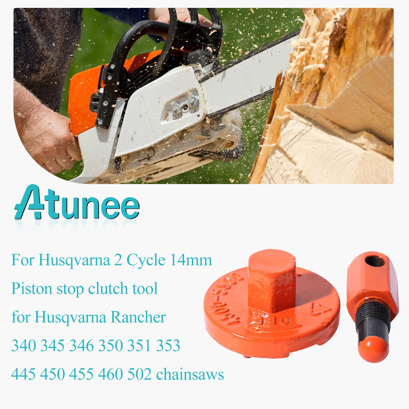 Atunee wrench 13x19mm helps remove bar nuts and caps.