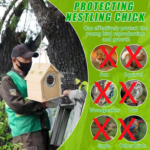 Atvkov bluebird house guards sized 4x6x6 inches for standard boxes