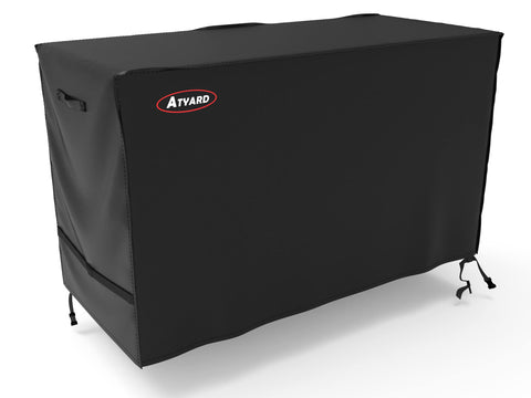 ATYARD Keter Unity XL cover front view with snug fit and UV protection.