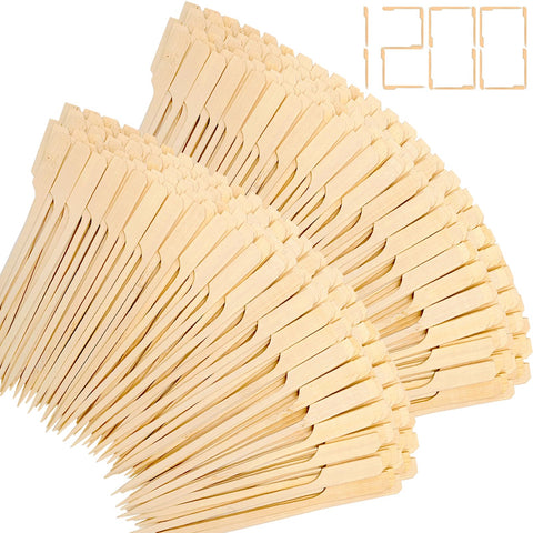 ATZNZIK bamboo appetizer skewers 6 inch packaging for bulk party prep