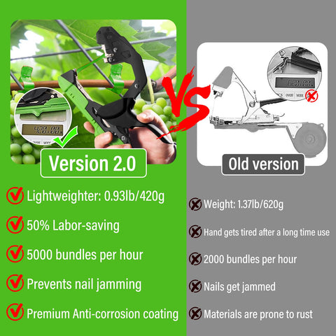Audasi green tape rolls 25m support long garden tying sessions.