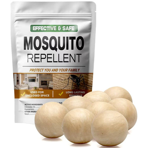 AUDQQM mosquito repellent ball for outdoor patio deters mosquitoes with plant-based freshness.