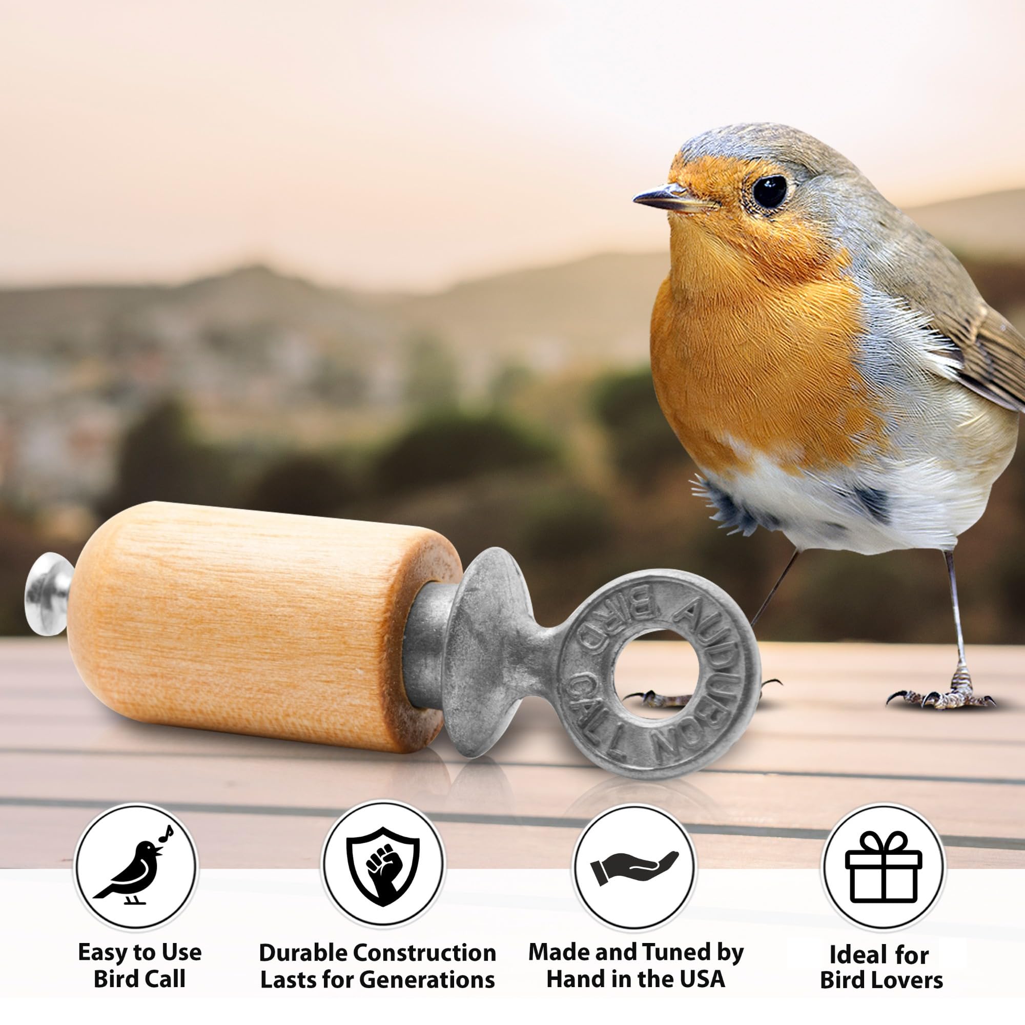 Audubon Birch Gift Pack shows dry storage and rosin included for maintenance.