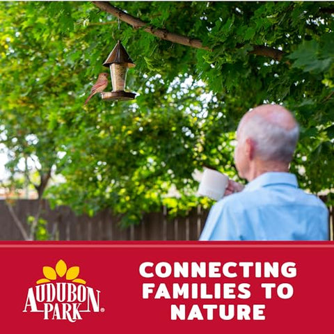 Audubon Park seed reduces waste and mess around feeders.