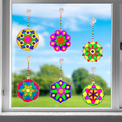 AUEKIV 590 inch fishing thread helps you hang suncatchers securely