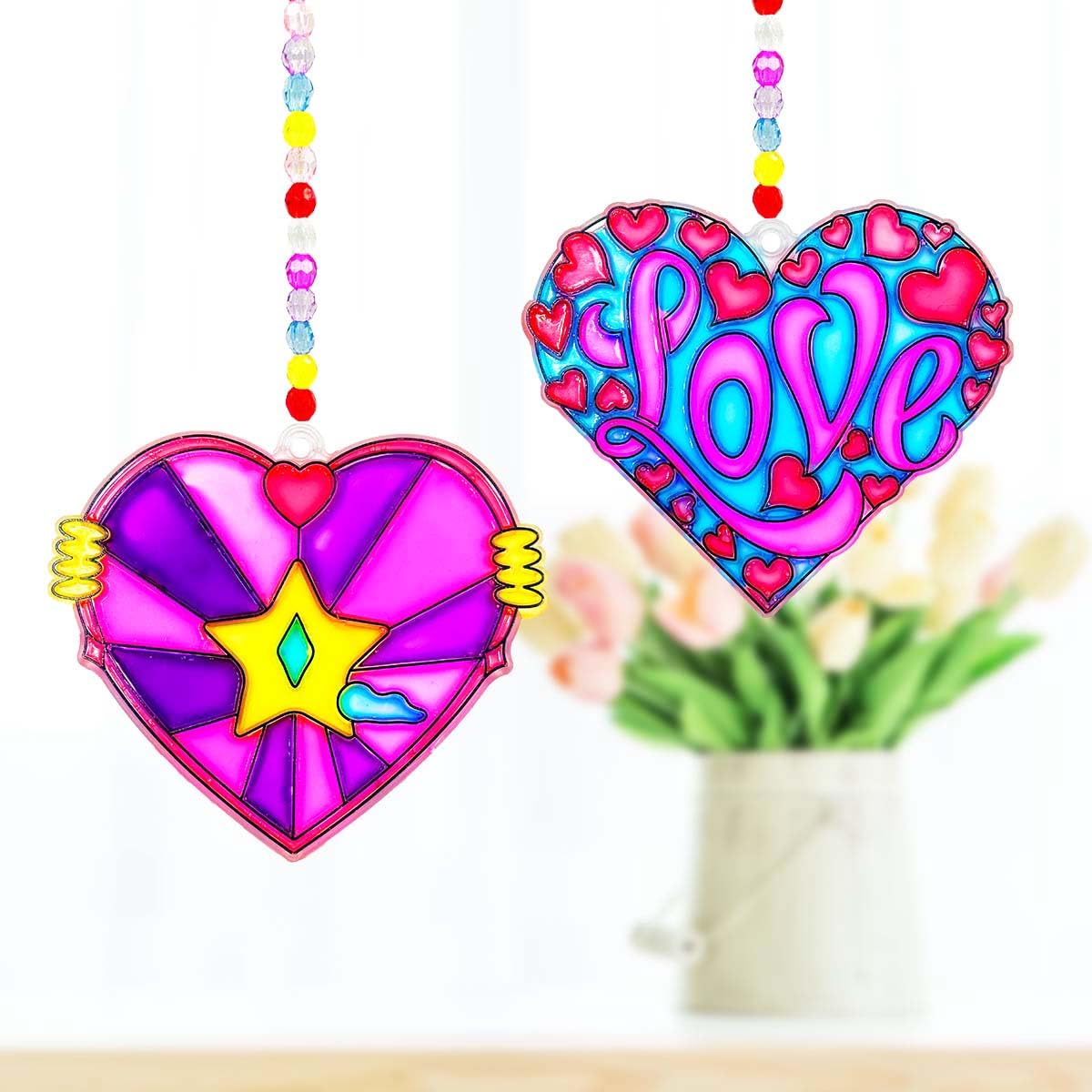 AUEKIV precision paintbrushes for detailed heart designs