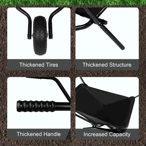 AuFox heavy-duty powder-coated frame supports long-term use