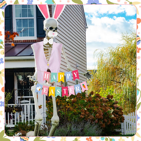 Augacage Easter skeleton kit-contents shows included accessories