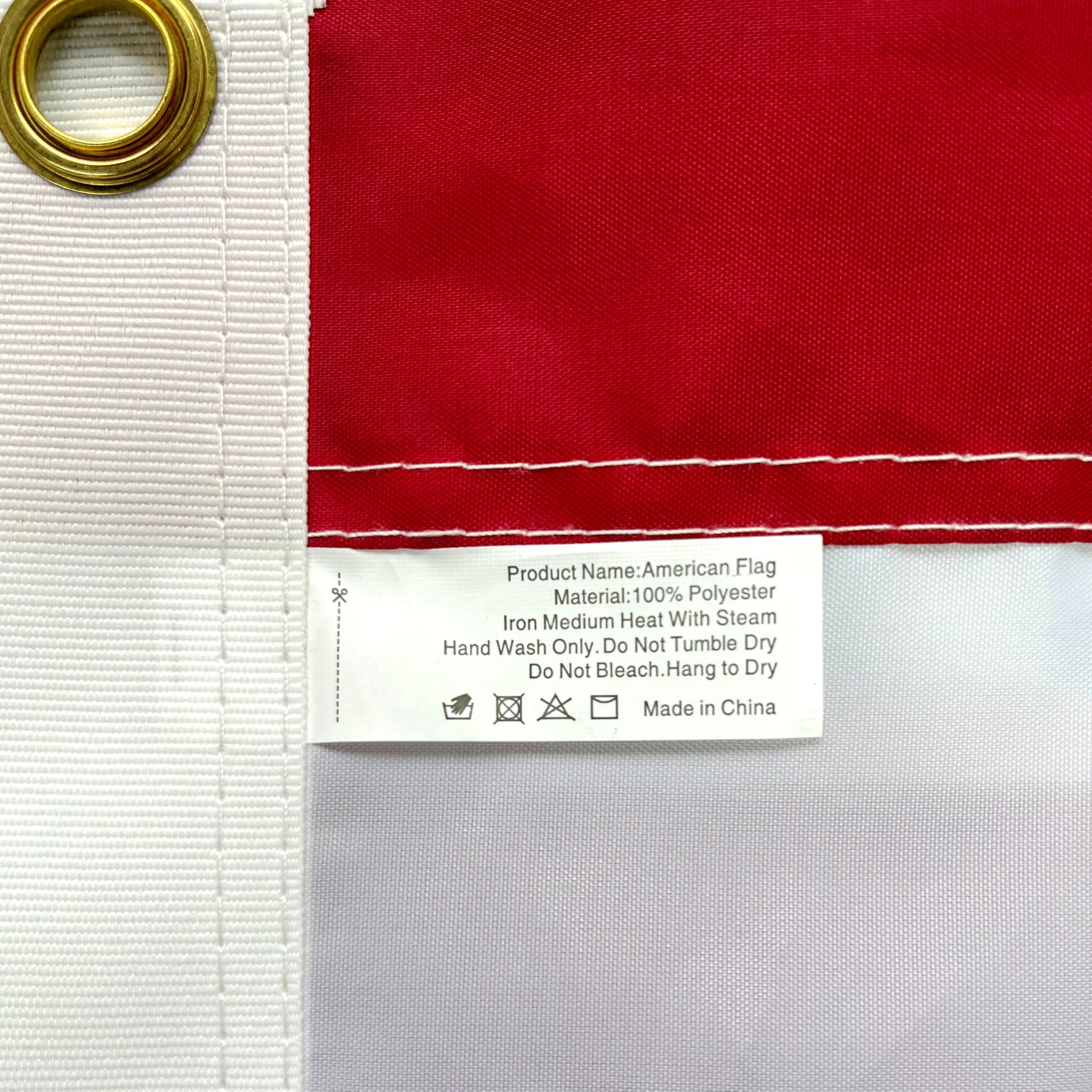Augenstern 2.5x4 ft flag for patriotic home display.