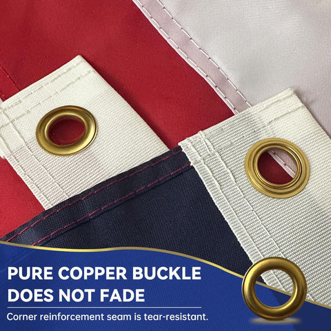 Augenstern UV-resistant US flag preserves color in sunlight.