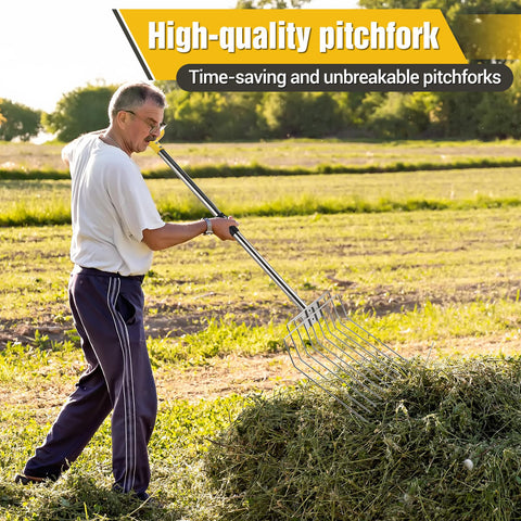 AugFir Pitchfork versatile for gardening and farming tasks