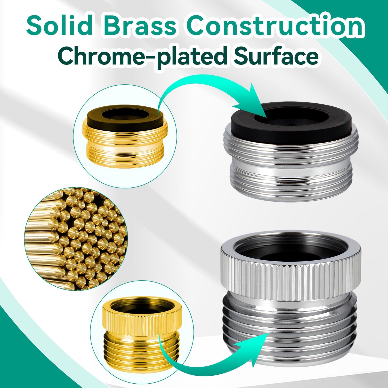 AUGHOA garden hose connection enabling convenient watering tasks.