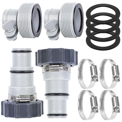 Augisteen A-type hose adapter for 2 3/8 in threads, ensuring a snug 1.25–1.5 in hose connection.