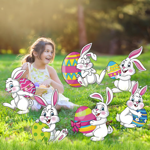 Augisteen Easter sign 15x10 inch size creates eye-catching display.