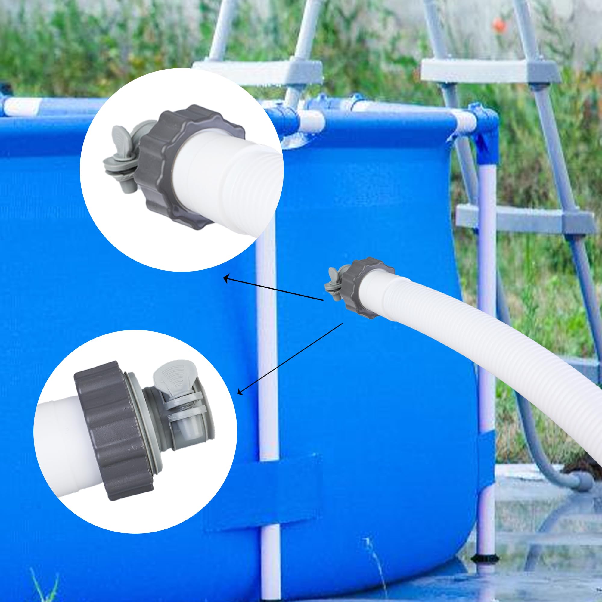 Augisteen pump hose assembly shows quick, confident fit.