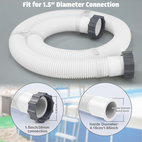 Augisteen two-pack pool hose ends simplify replacement and maintenance