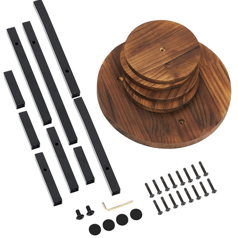 AUGOSTA assembly tools and quick setup demonstrate 10–15 minute installation.