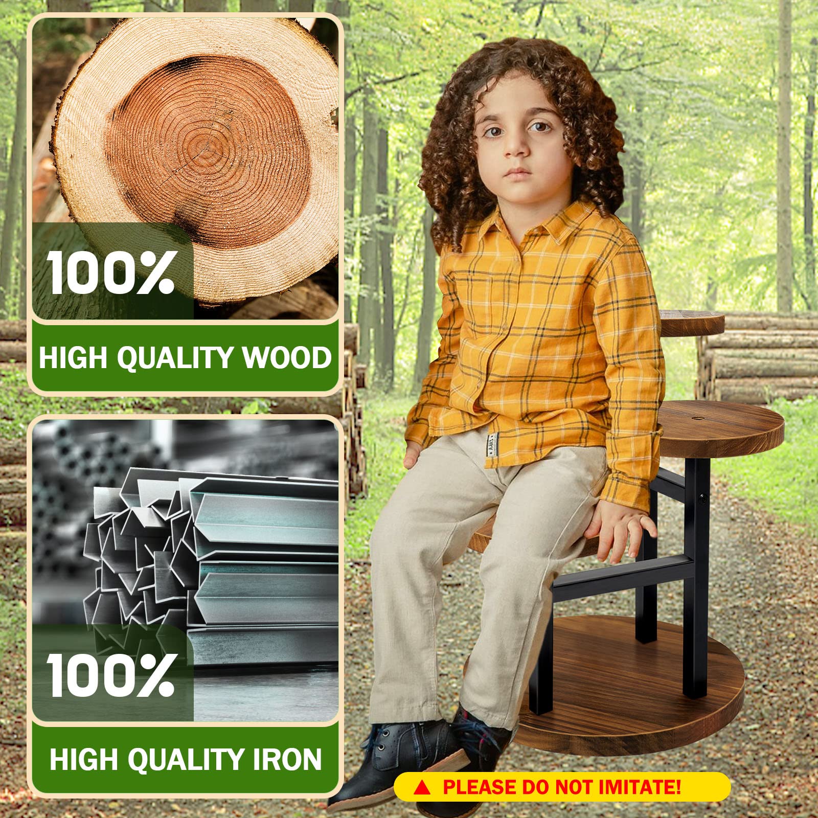 AUGOSTA base with non-slip stickers ensures steady plant display.