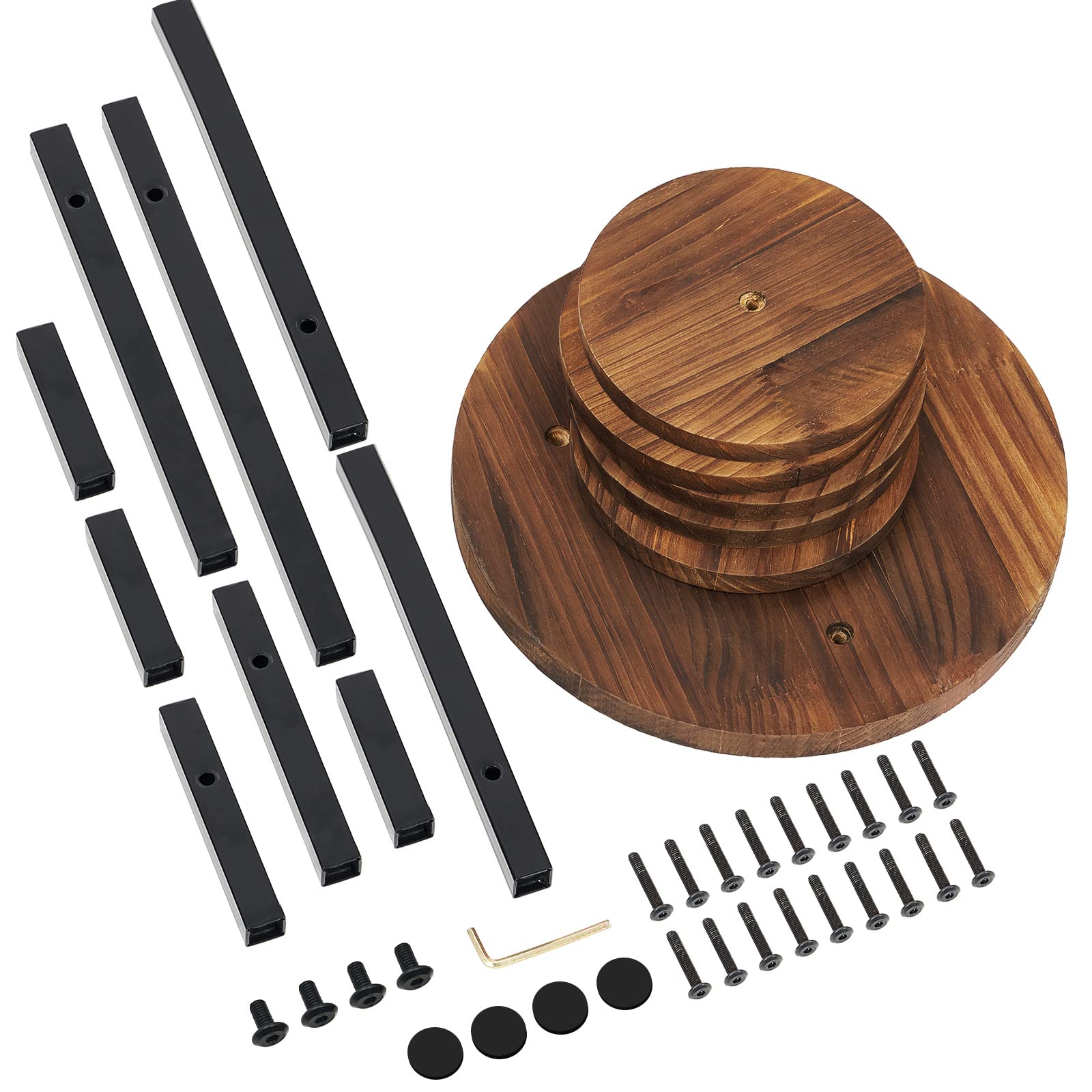 AUGOSTA plant stand emphasizing stability with non-slip stickers on base.