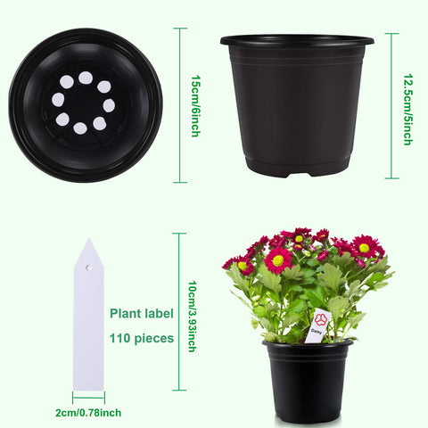 Augshy waterproof labels included for tagging plants and quick garden organization.