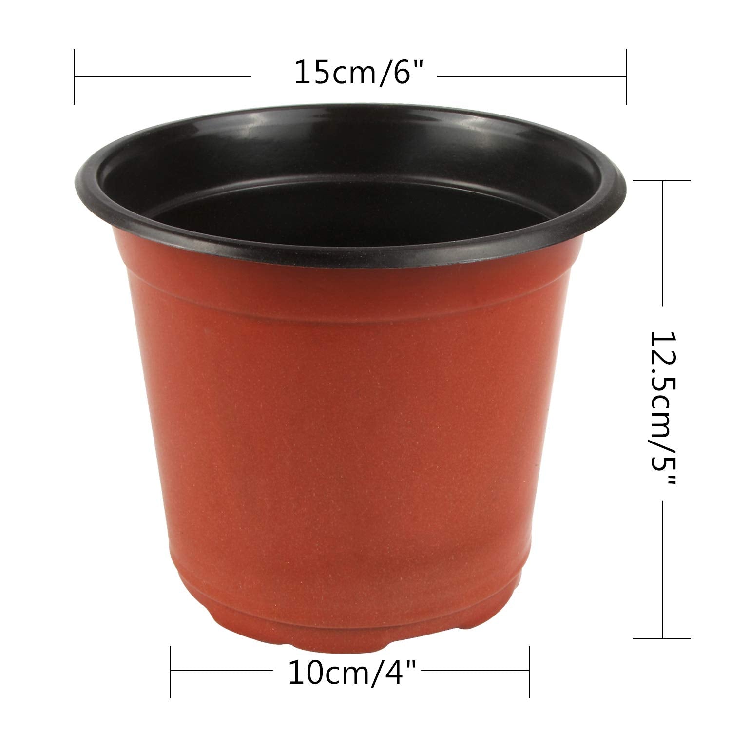 Augshy 6-inch pot for seedlings promoting healthy root growth