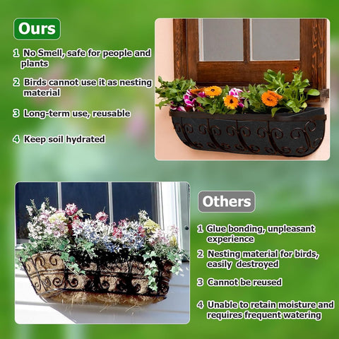 Augshy decorative liner enhances garden displays and entrances