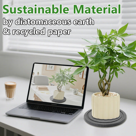 Indoor-outdoor versatility: use as plant saucer or small item drying tray.