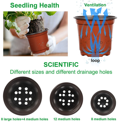 Augshy nursery pot showing drainage holes for root airflow