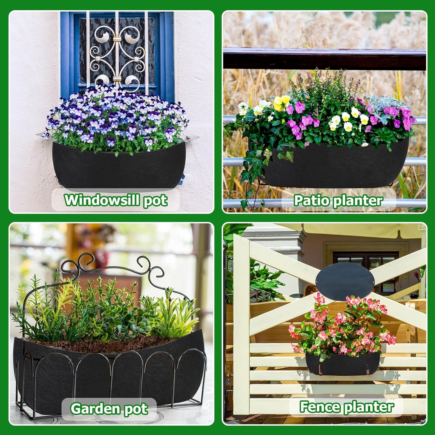 Augshy planter liners are easy to wash and reuse outdoors
