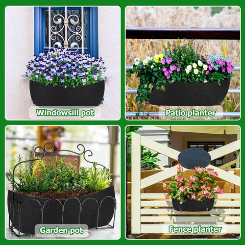 Augshy planter liners are easy to wash and reuse outdoors