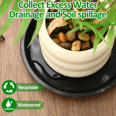 Augshy saucer tray protecting floors with elegant balance and stability