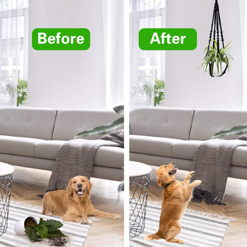 Augshy macrame included hooks for quick hanging setup