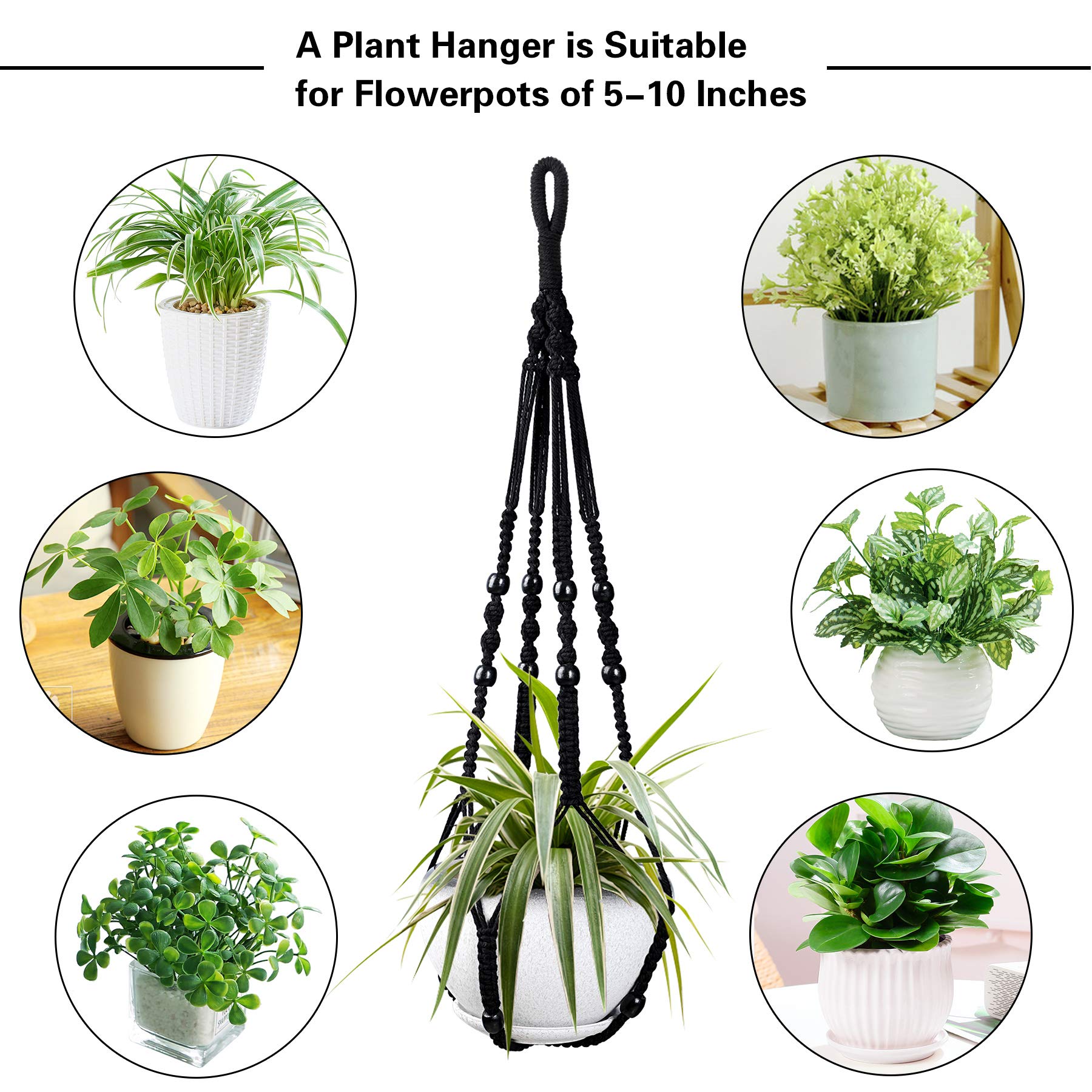 Augshy macrame outdoor ready hanger on a balcony setup