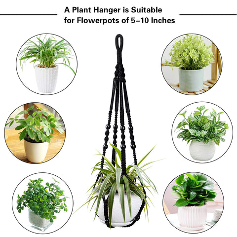 Augshy macrame outdoor ready hanger on a balcony setup