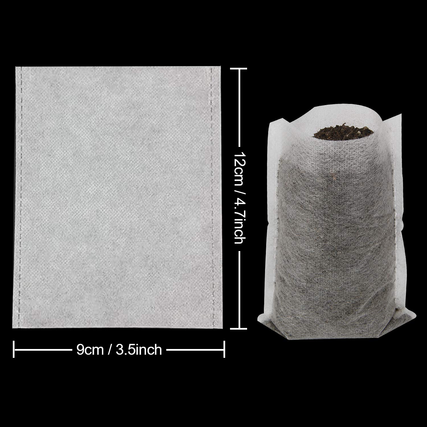 Augshy non-woven seedling bags offering breathable, soil-friendly root development.