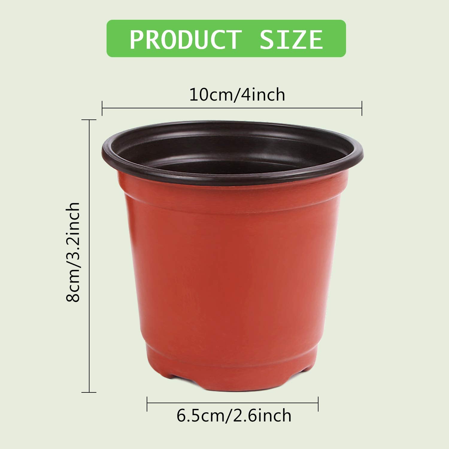 Augshy seed starting pot stack shows compact, space-saving design