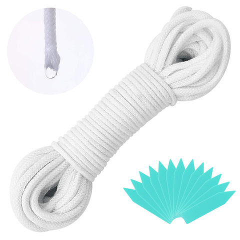 Augshy self-watering wick cord 1/6 inch demonstrates steady moisture delivery for travel-ready plant care.