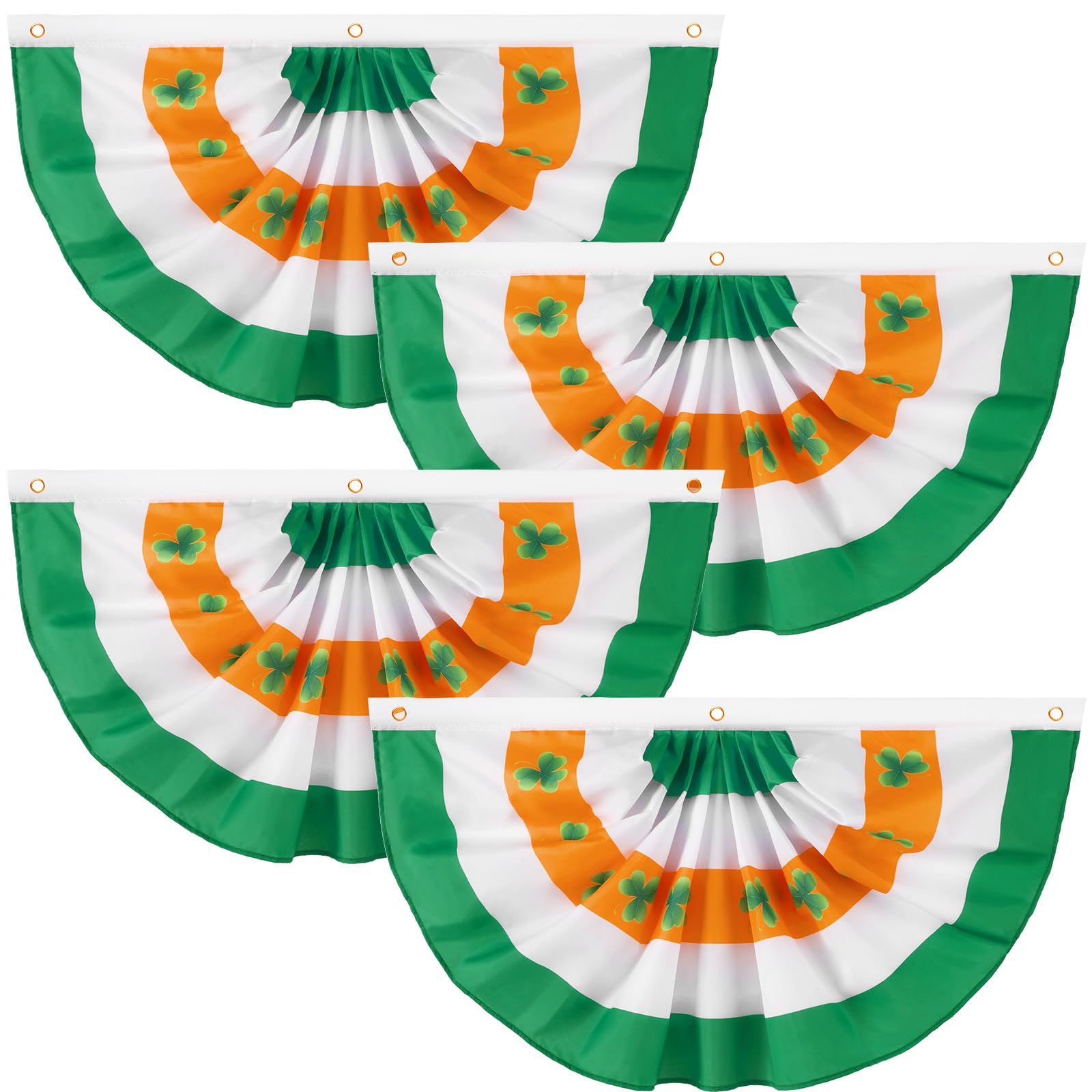 Augshy St Patrick's Day bunting flag for indoor and outdoor decor, adding festive ambiance.