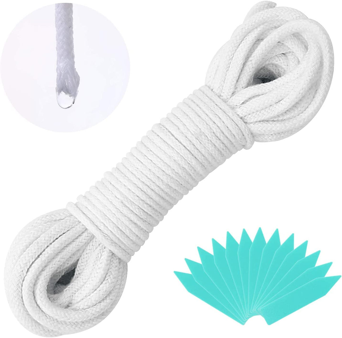 Augshy wicking cord 70ft package for long-term plant moisture management.