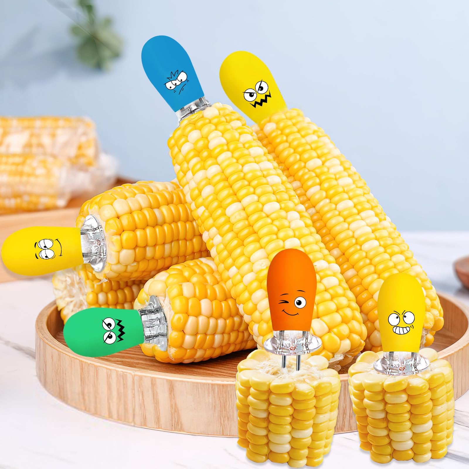 AUGSUN butter spreader helps even butter coverage on hot corn.