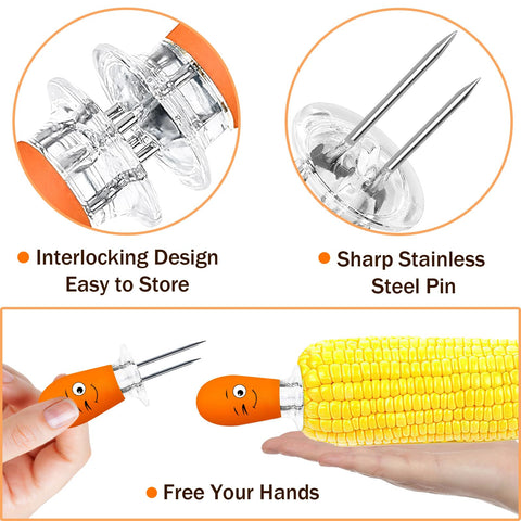 Augsun stainless-steel prongs ensure rust-free durability and easy cleaning after use