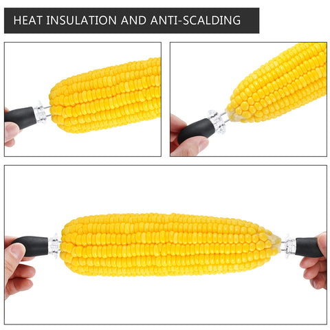 AUGSUN heat-insulated design protects hands when handling hot corn.