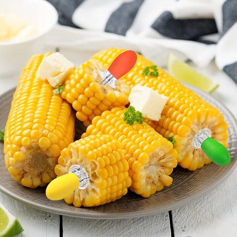 Augsun interlocking corn holders keep storage neat and safe.