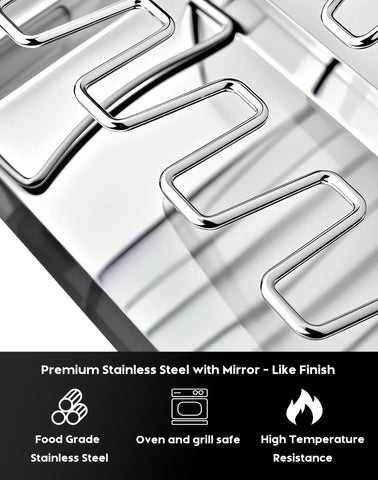 auisea Chicken Leg Rack stainless steel construction for durable high-heat use