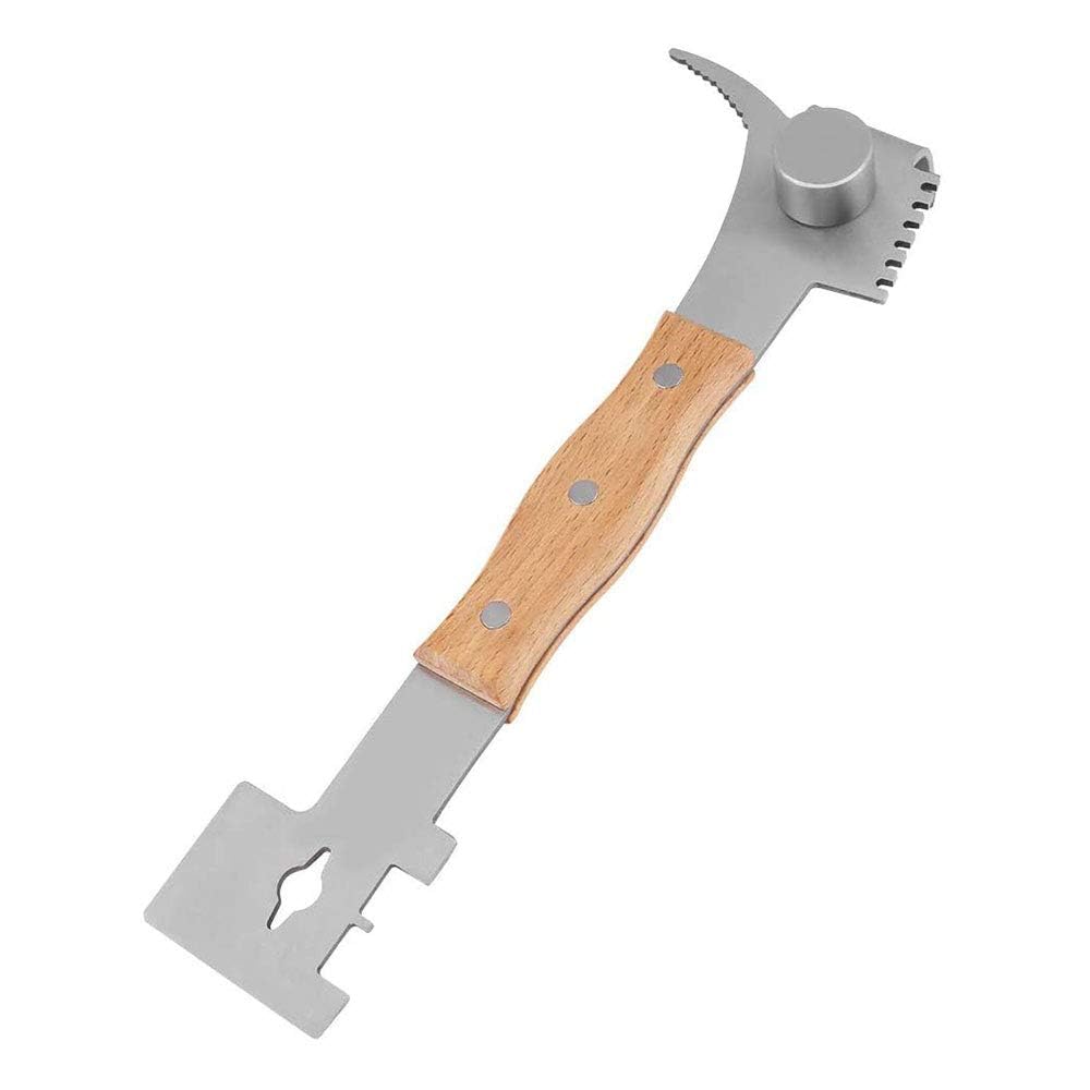 AukBeeFun multipurpose steel hive tool fits neatly into any toolkit.